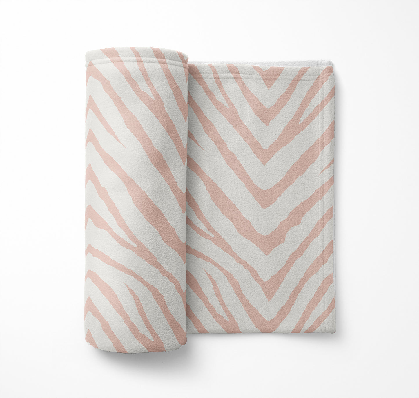 Zebra Stripe Velveteen Fleece Blanket