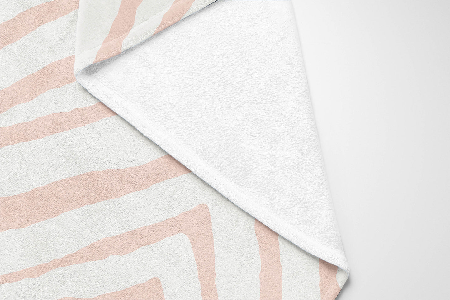 Zebra Stripe Velveteen Fleece Blanket