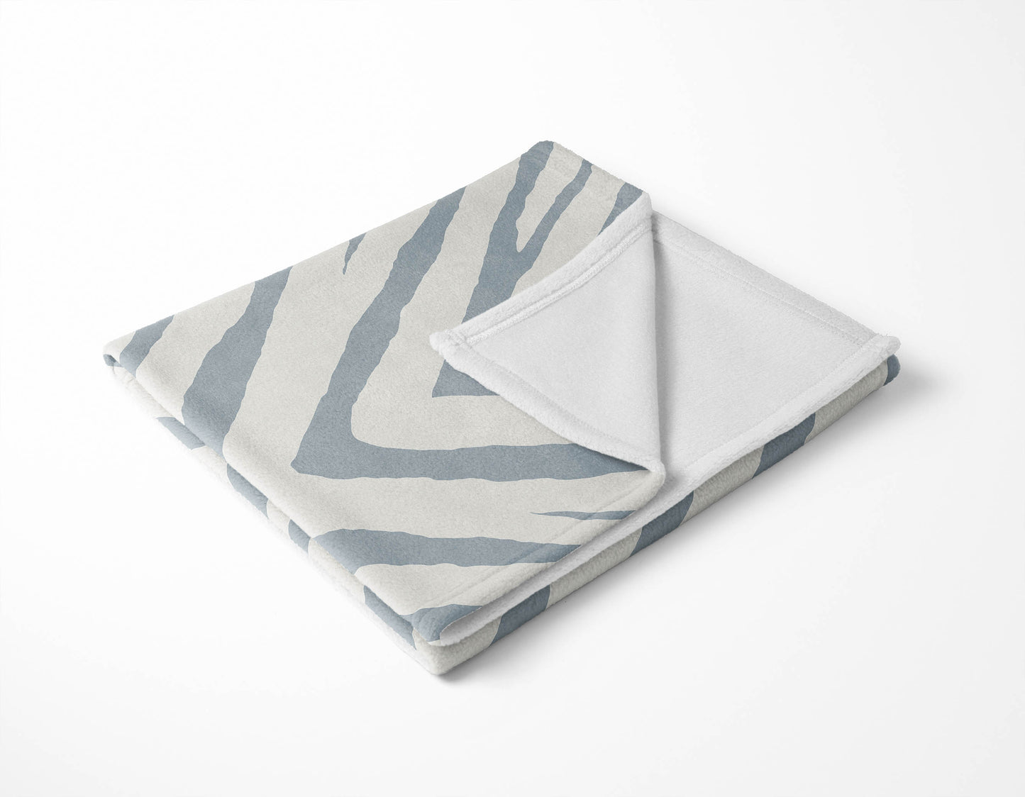 Zebra Stripe Velveteen Fleece Blanket