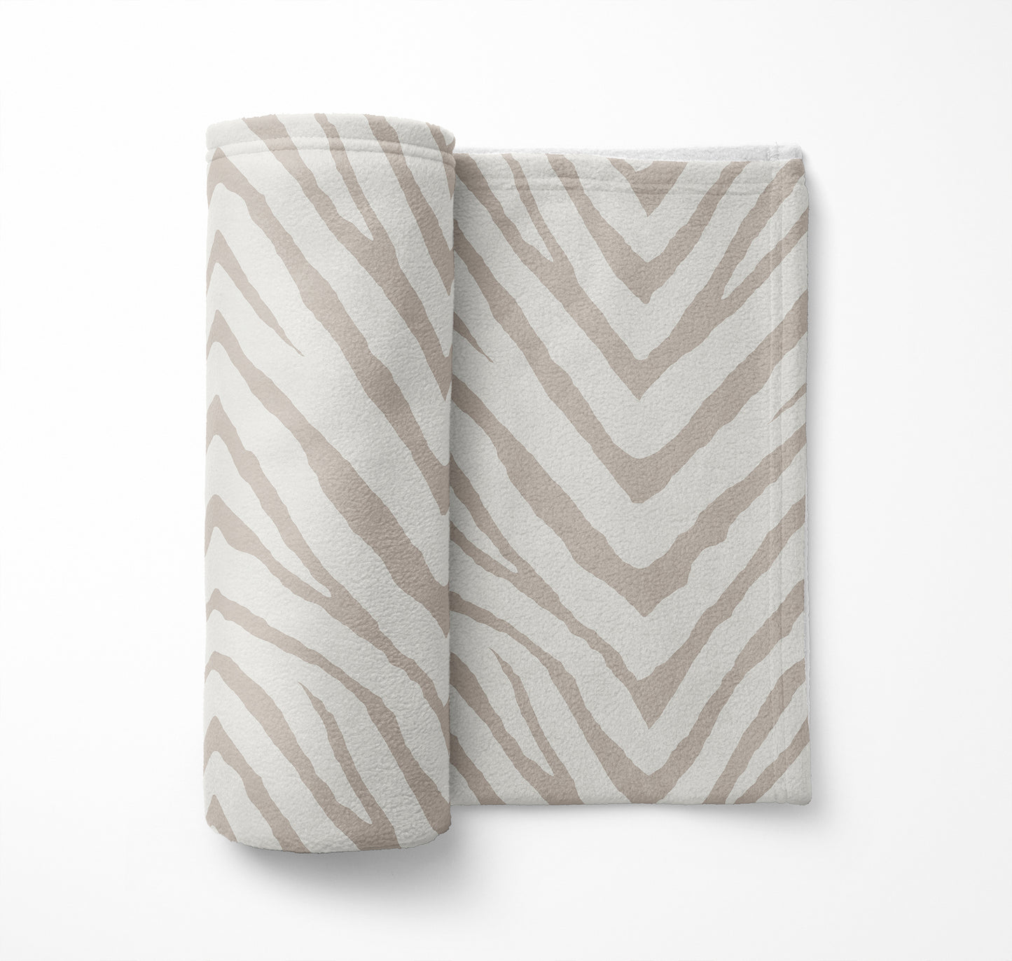 Zebra Stripe Velveteen Fleece Blanket
