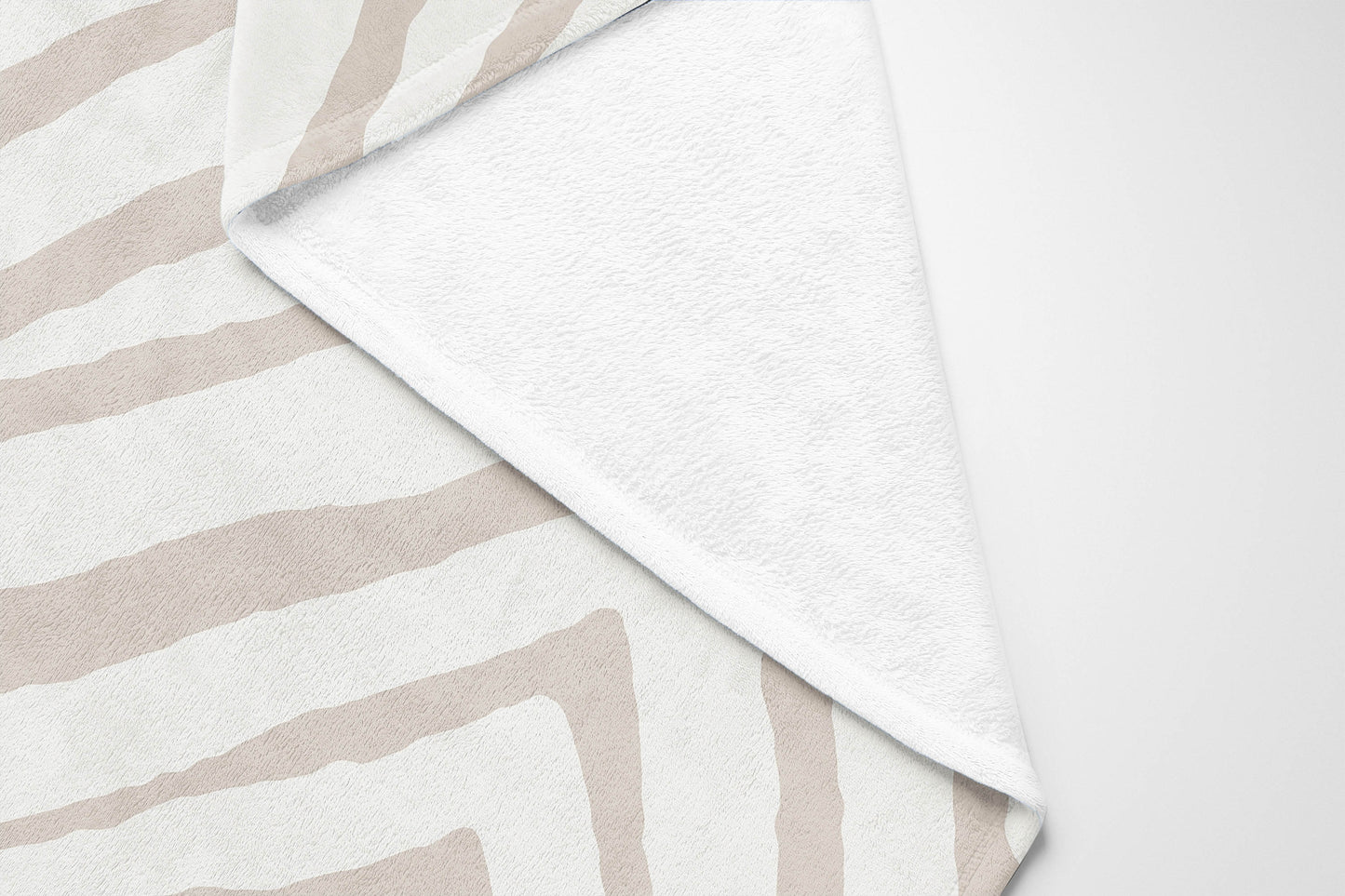 Zebra Stripe Velveteen Fleece Blanket