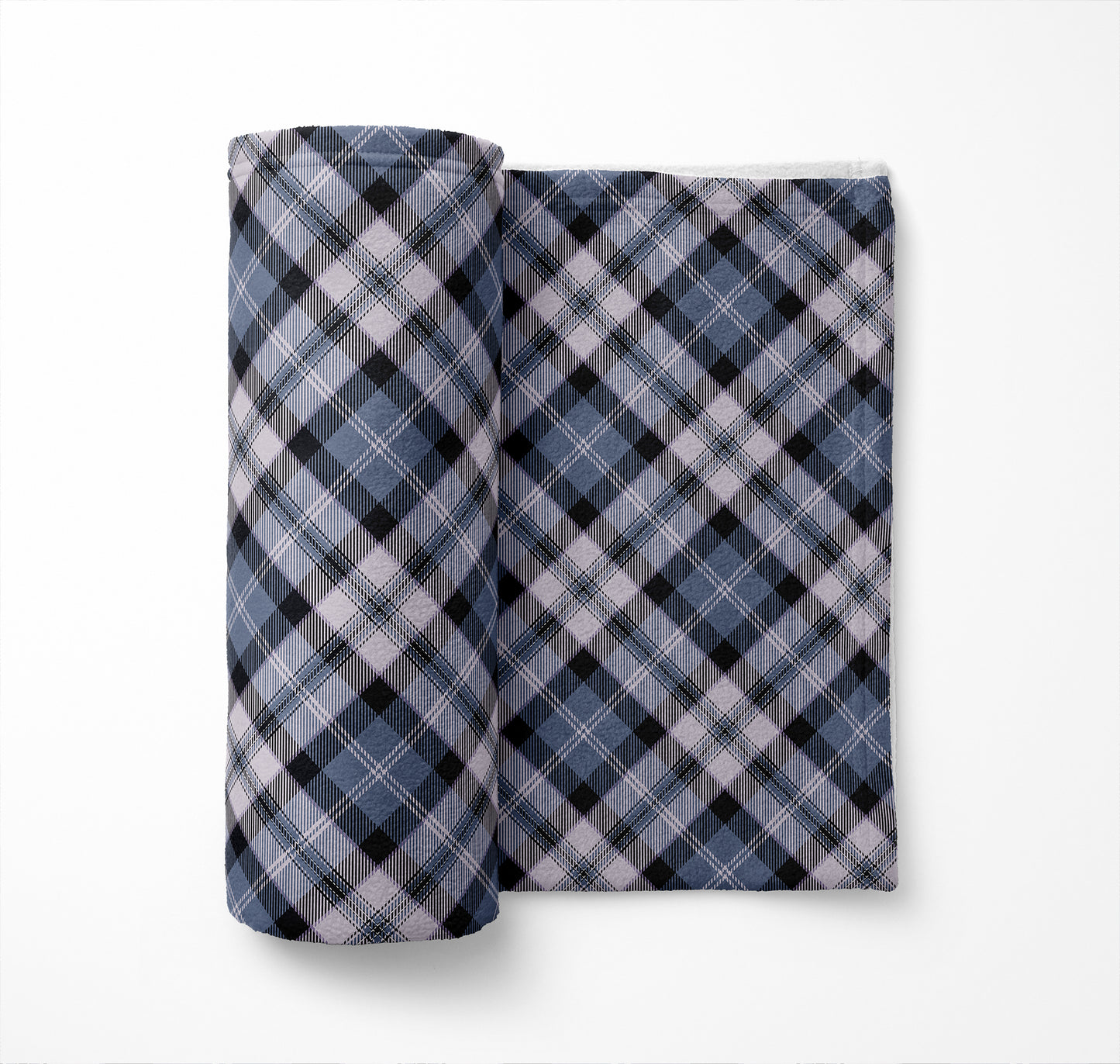 Anthony Plaid Velveteen Fleece Blanket