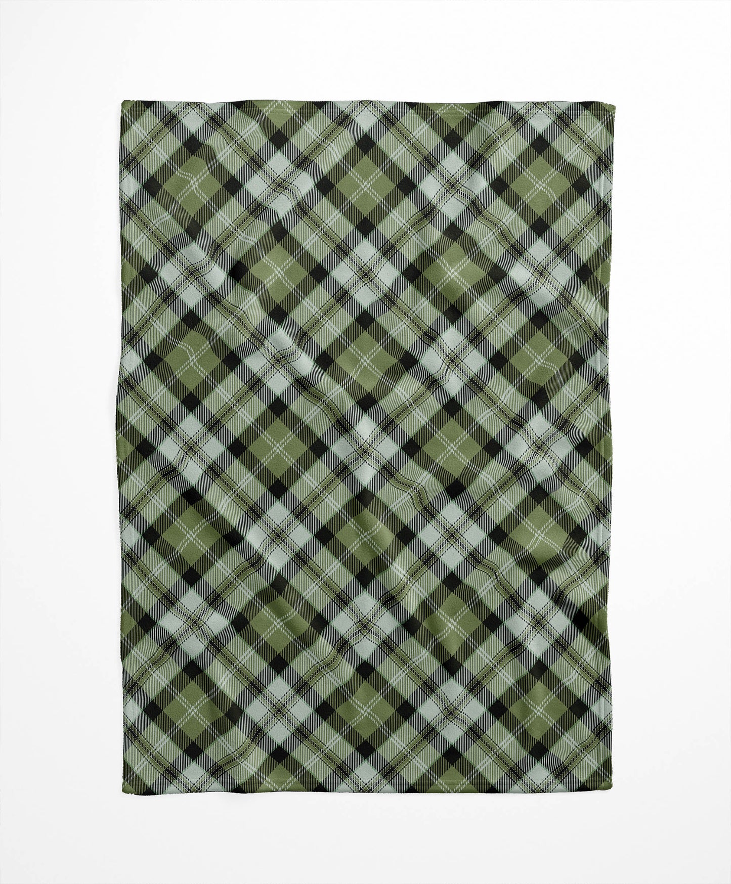 Anthony Plaid Velveteen Fleece Blanket