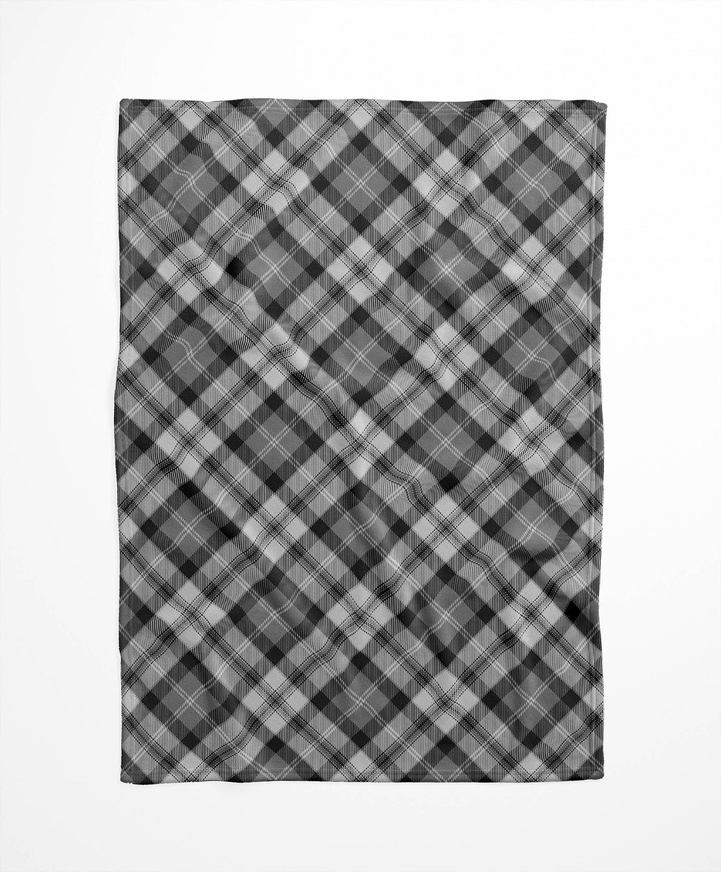 Anthony Plaid Velveteen Fleece Blanket