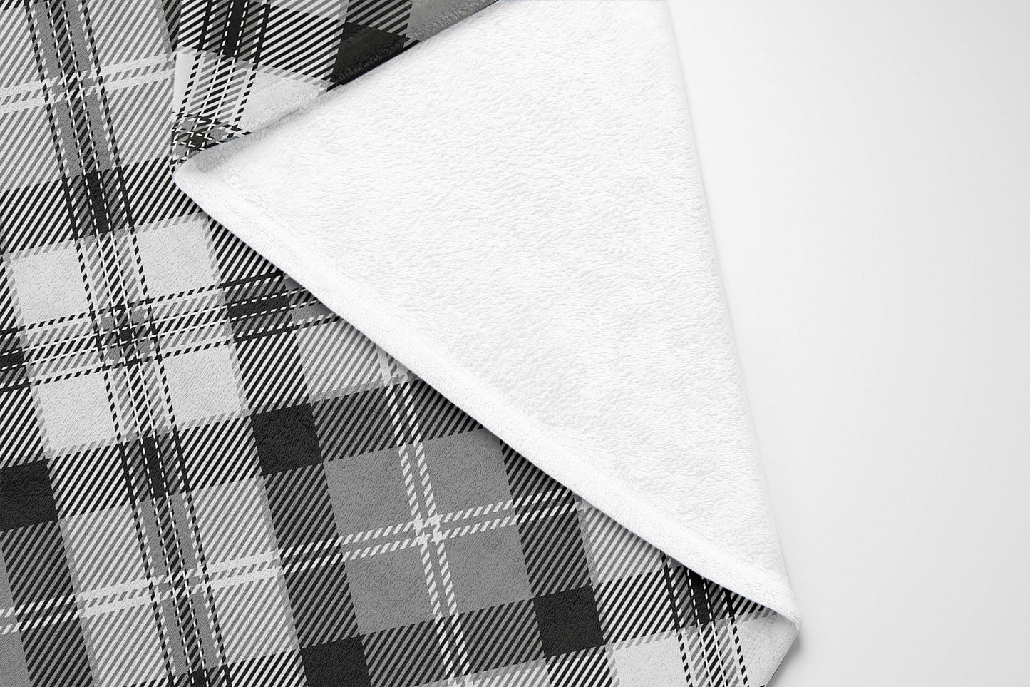Anthony Plaid Velveteen Fleece Blanket