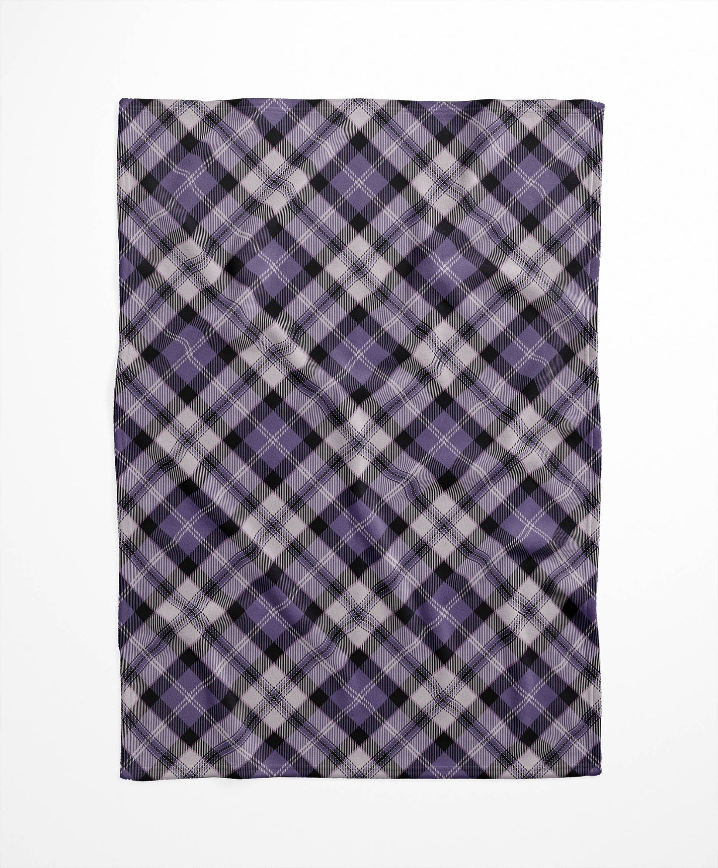 Anthony Plaid Velveteen Fleece Blanket