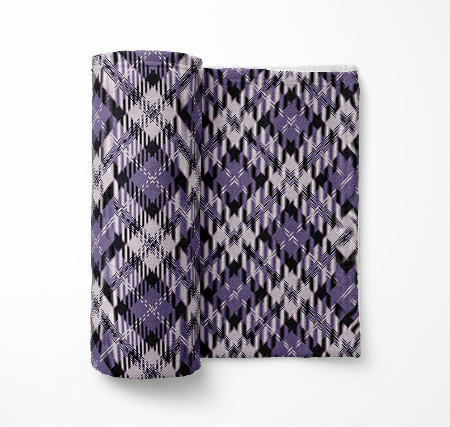 Anthony Plaid Velveteen Fleece Blanket