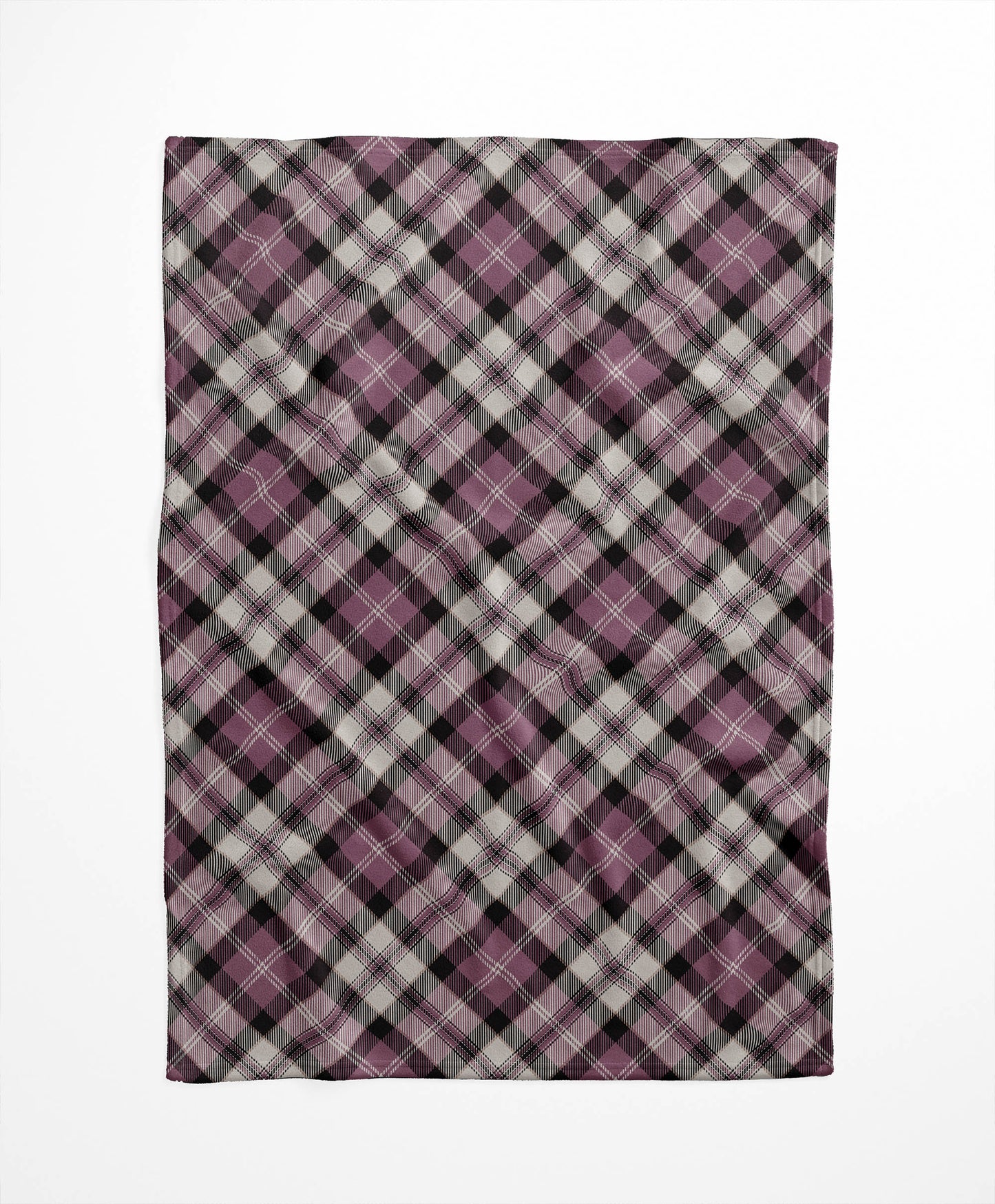 Anthony Plaid Velveteen Fleece Blanket