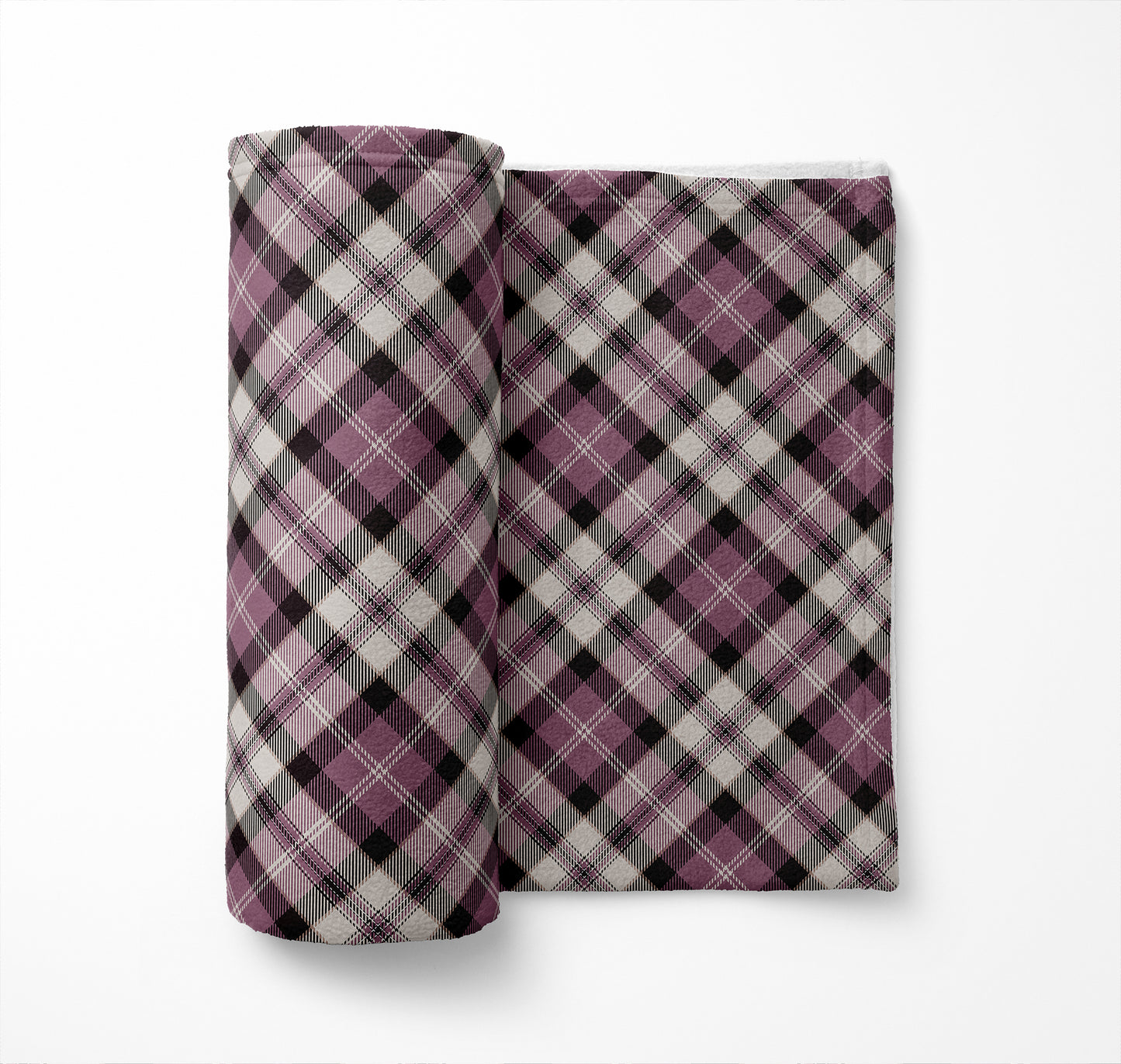 Anthony Plaid Velveteen Fleece Blanket