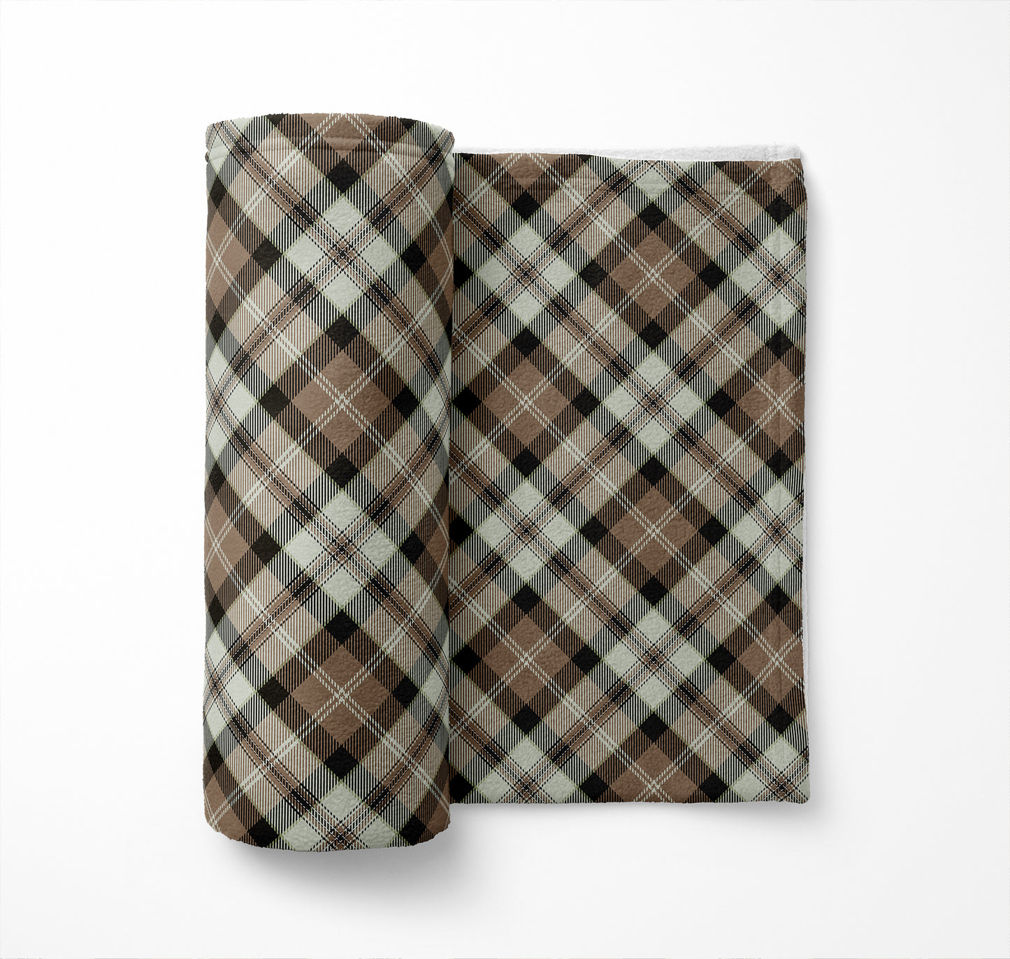 Anthony Plaid Velveteen Fleece Blanket