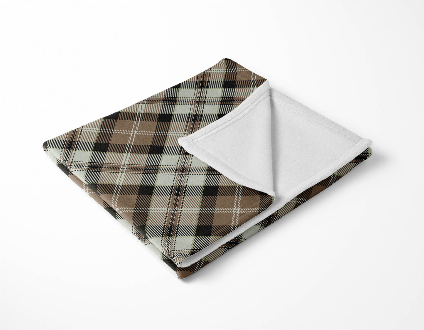 Anthony Plaid Velveteen Fleece Blanket