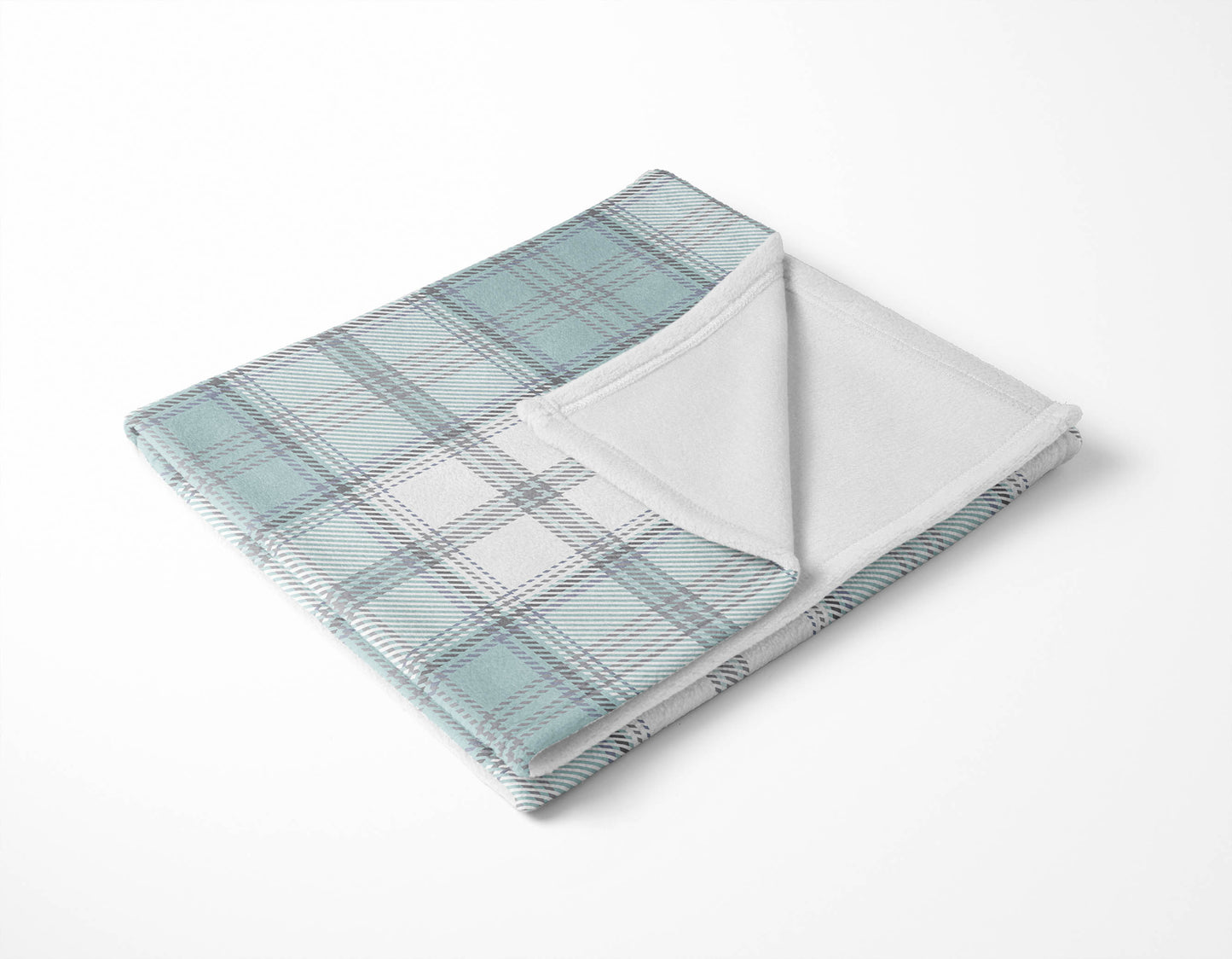 Bully Plaid Velveteen Fleece Blanket