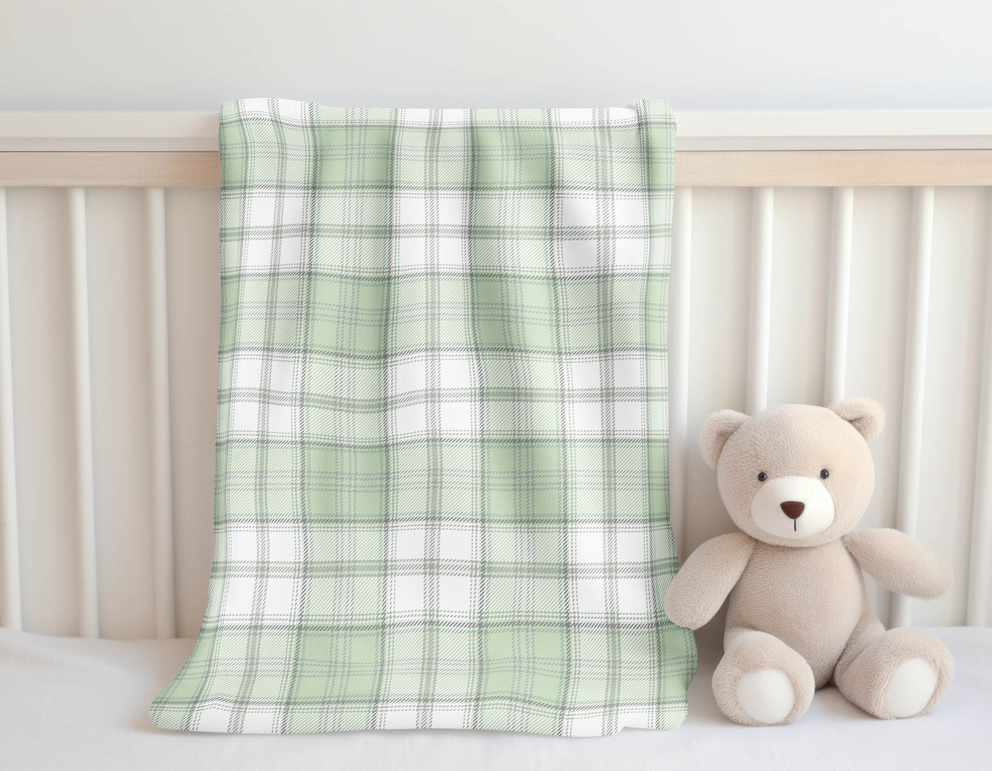 Bully Plaid Velveteen Fleece Blanket