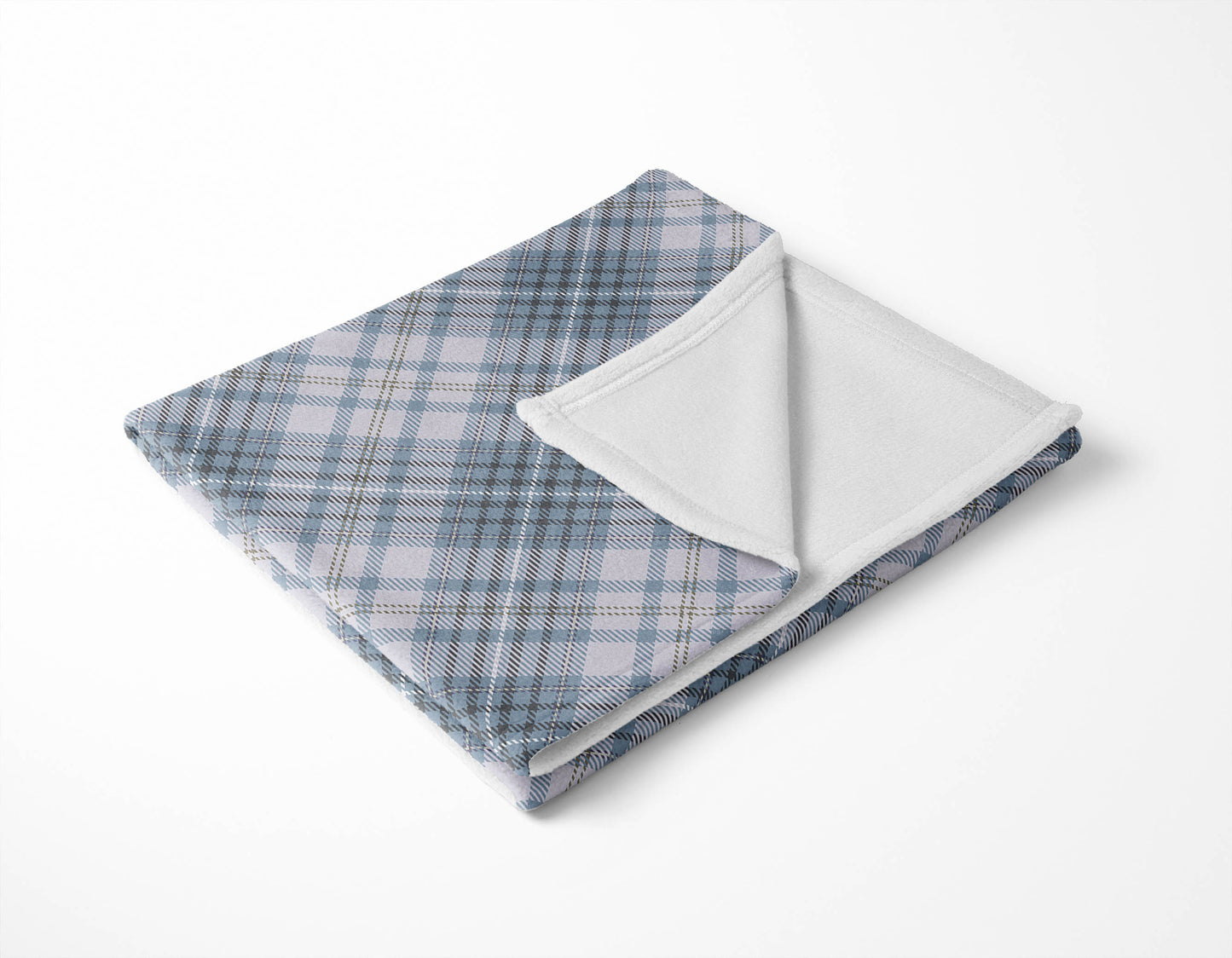 Chinny Tartan Velveteen Fleece Blanket