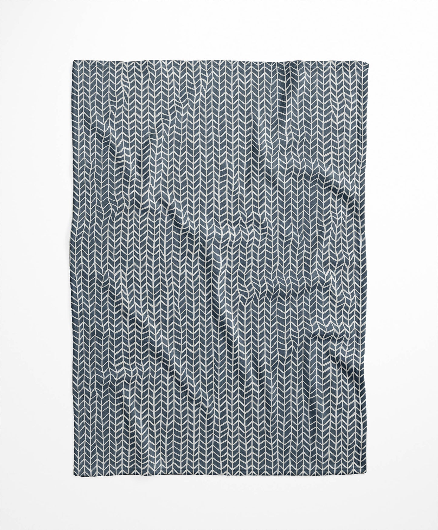 Chevron Feather Velveteen Fleece Blanket