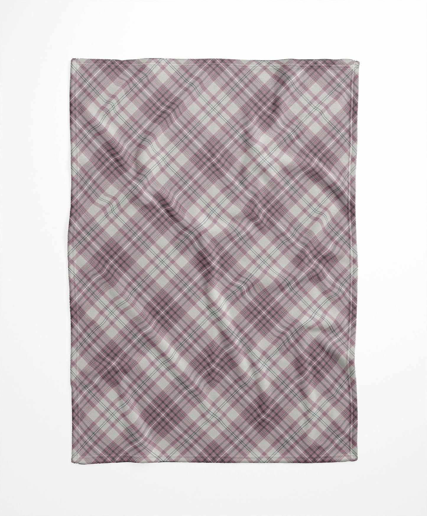 Chinny Tartan Velveteen Fleece Blanket