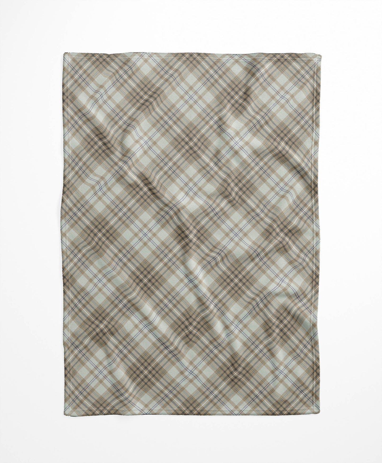 Chinny Tartan Velveteen Fleece Blanket