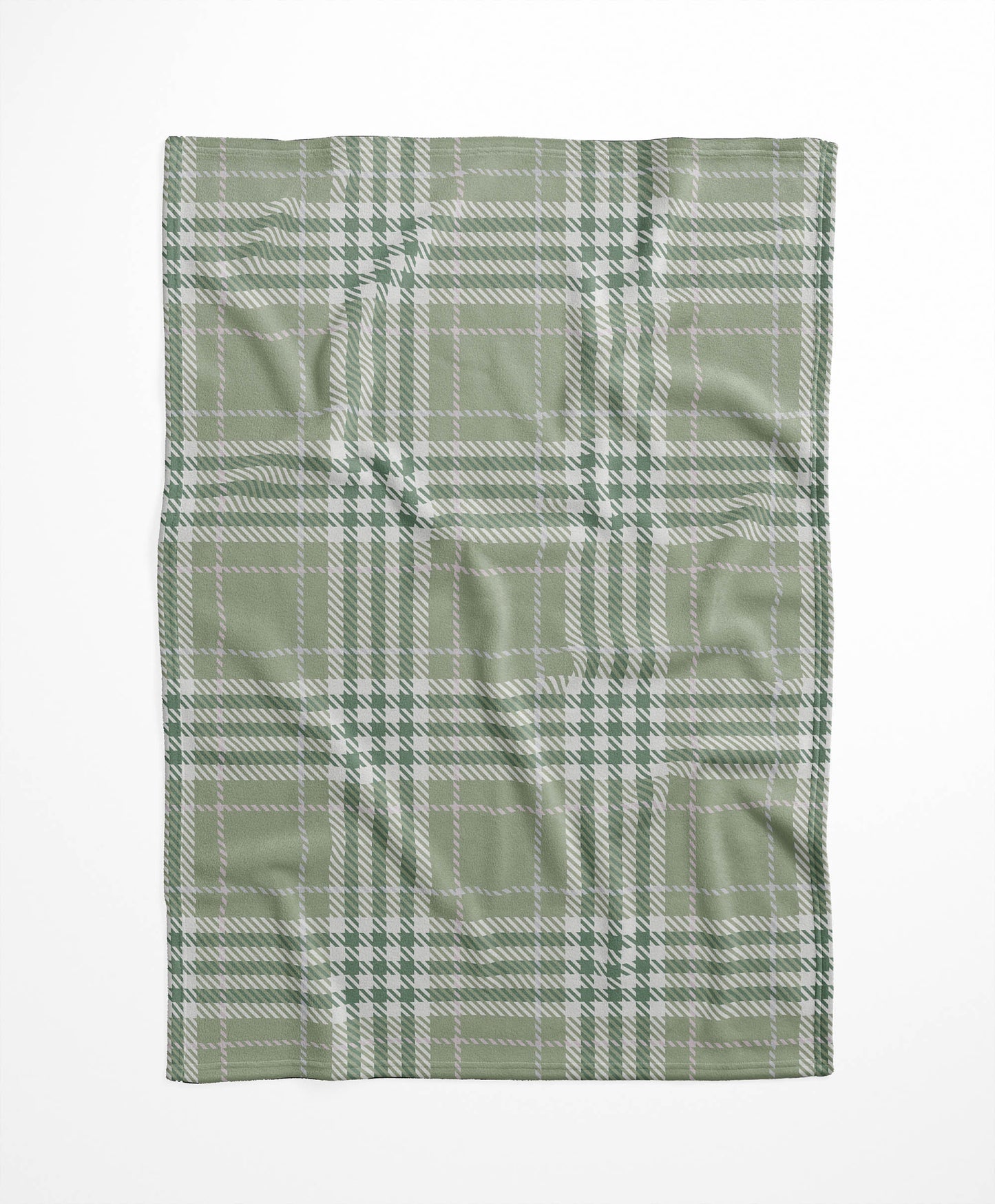 Christopher Plaid Velveteen Fleece Blanket