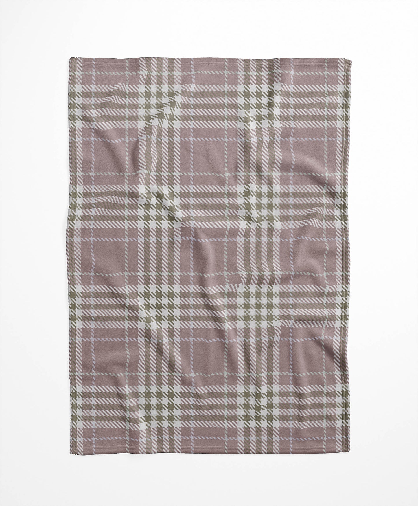 Christopher Plaid Velveteen Fleece Blanket