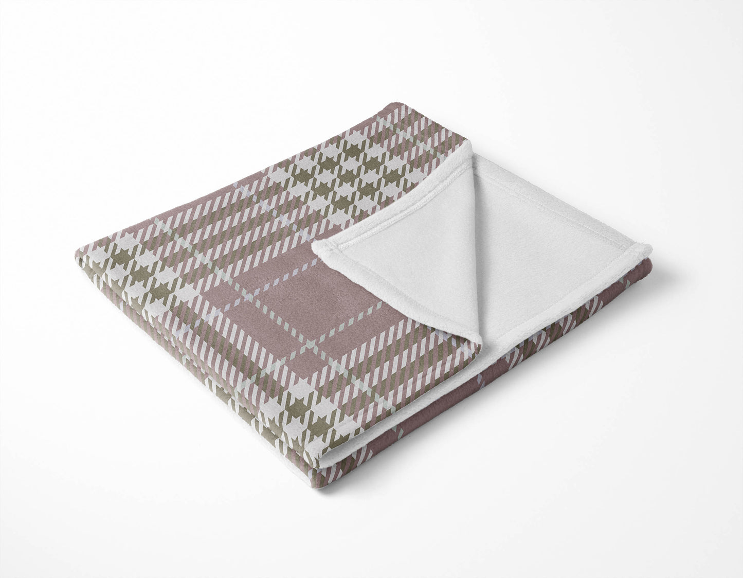 Christopher Plaid Velveteen Fleece Blanket