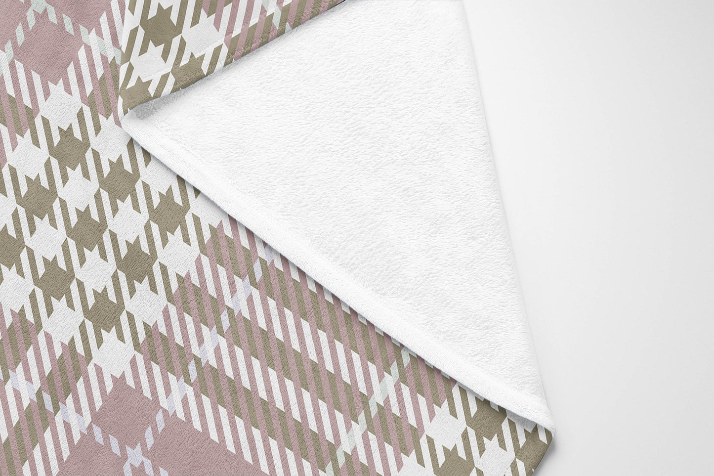 Christopher Plaid Velveteen Fleece Blanket