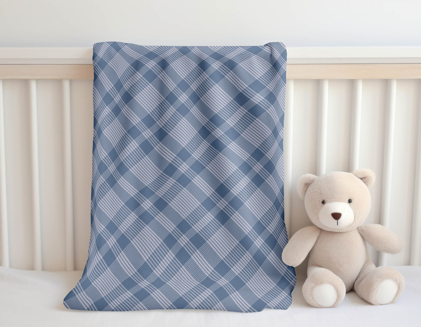 Lily Tartan Velveteen Fleece Blanket