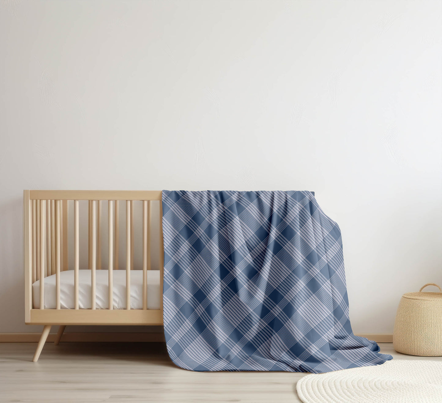 Lily Tartan Velveteen Fleece Blanket