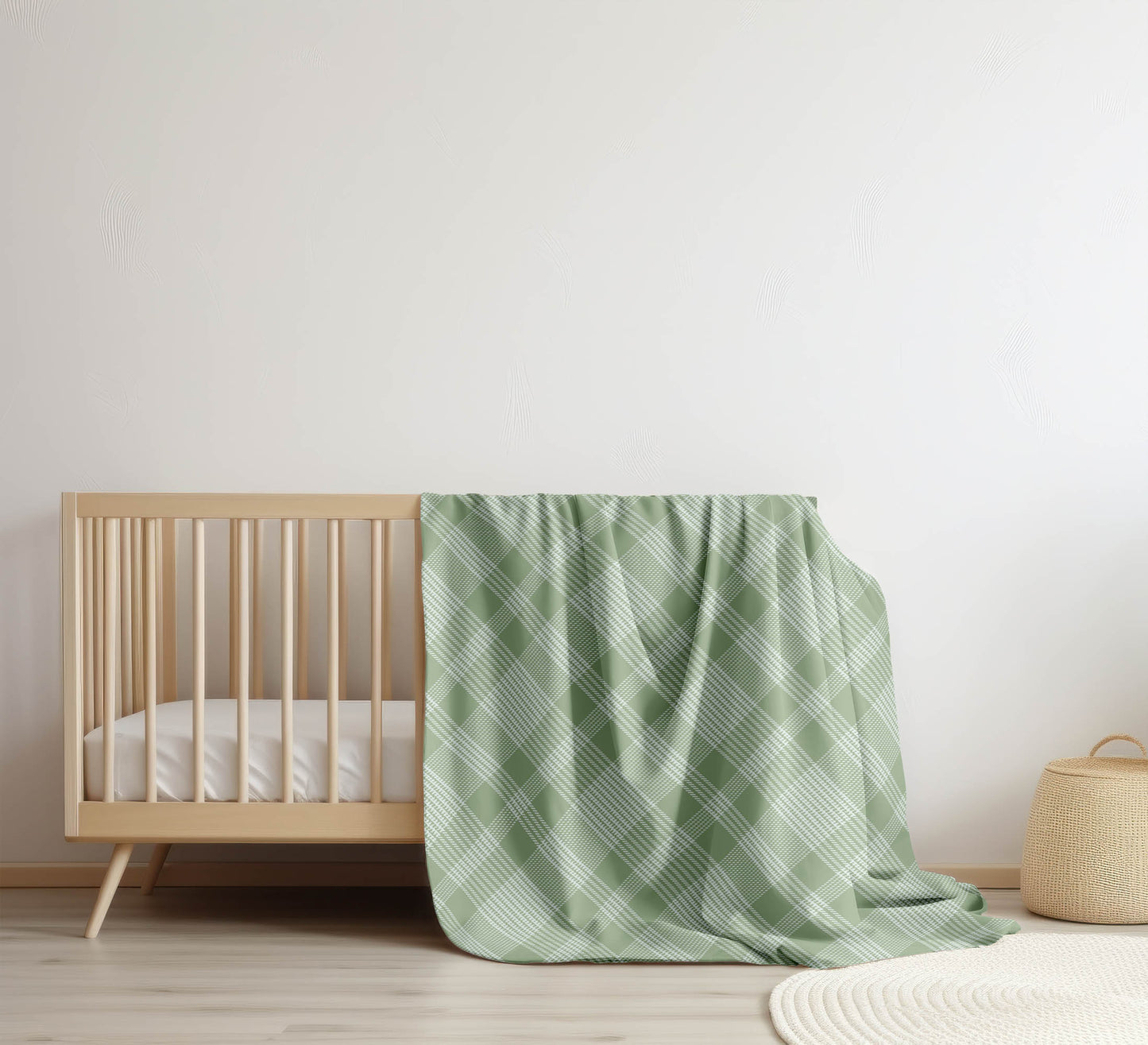 Lily Tartan Velveteen Fleece Blanket