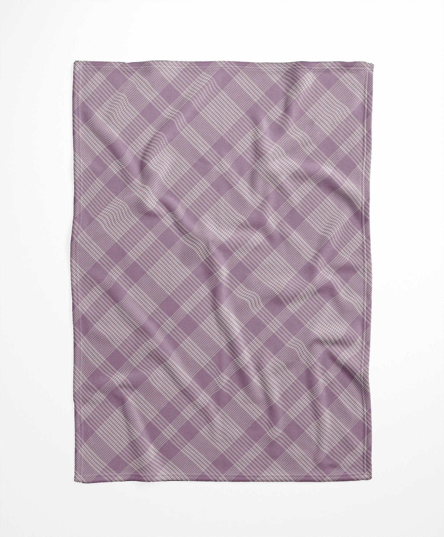 Lily Tartan Velveteen Fleece Blanket