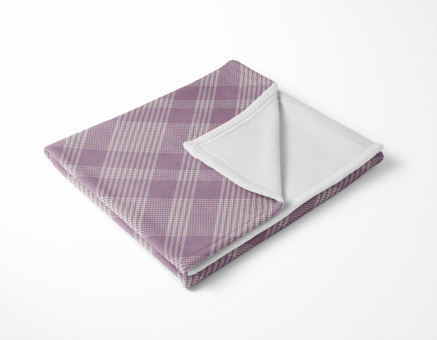 Lily Tartan Velveteen Fleece Blanket