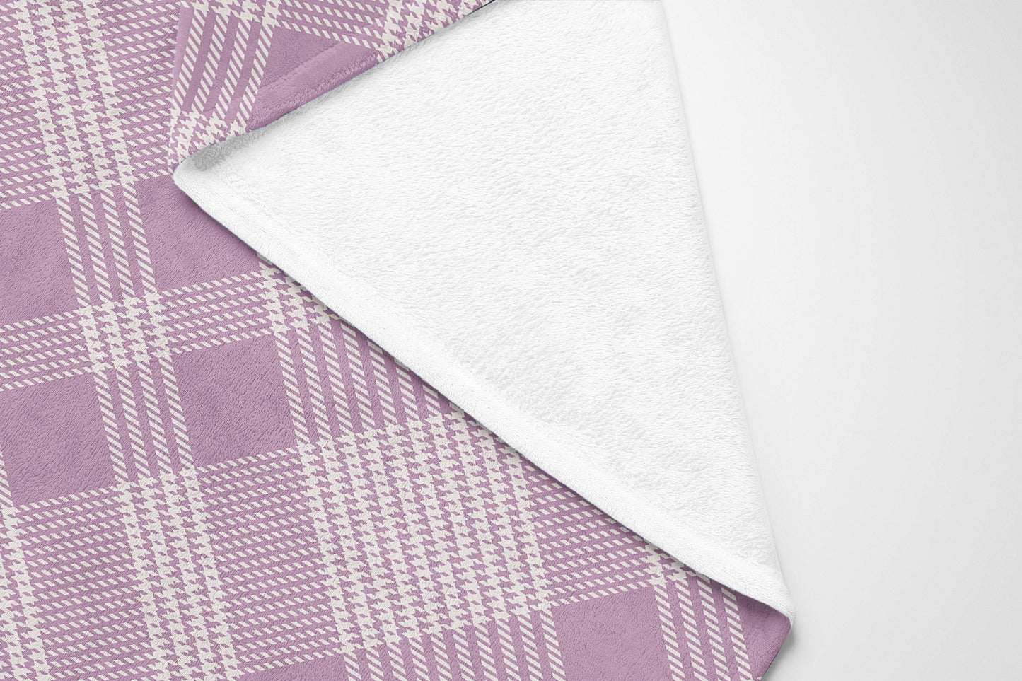 Lily Tartan Velveteen Fleece Blanket