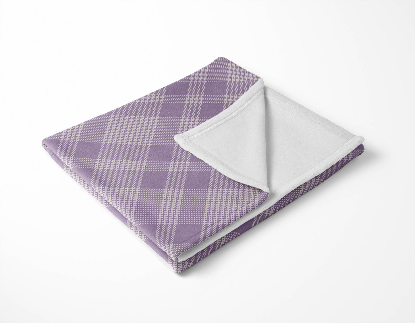 Lily Tartan Velveteen Fleece Blanket