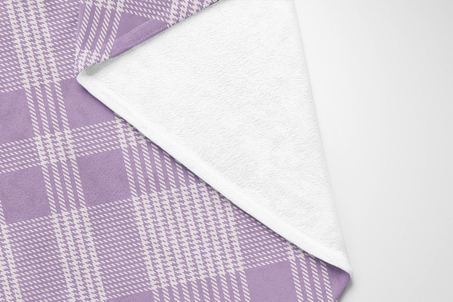 Lily Tartan Velveteen Fleece Blanket