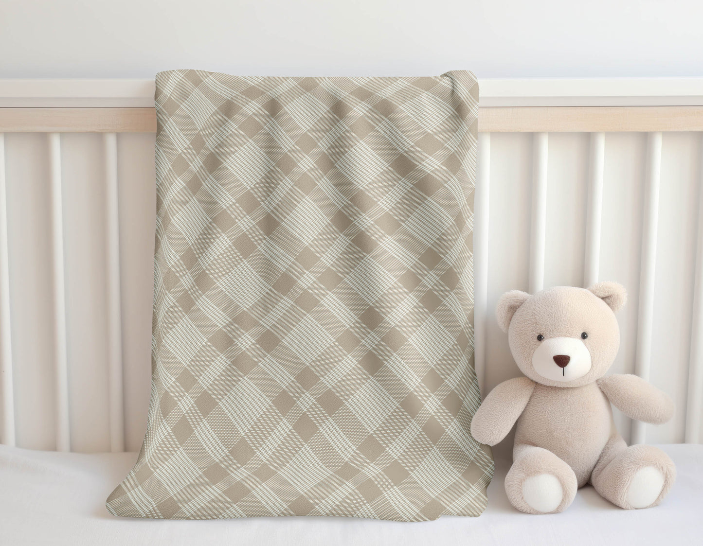 Lily Tartan Velveteen Fleece Blanket