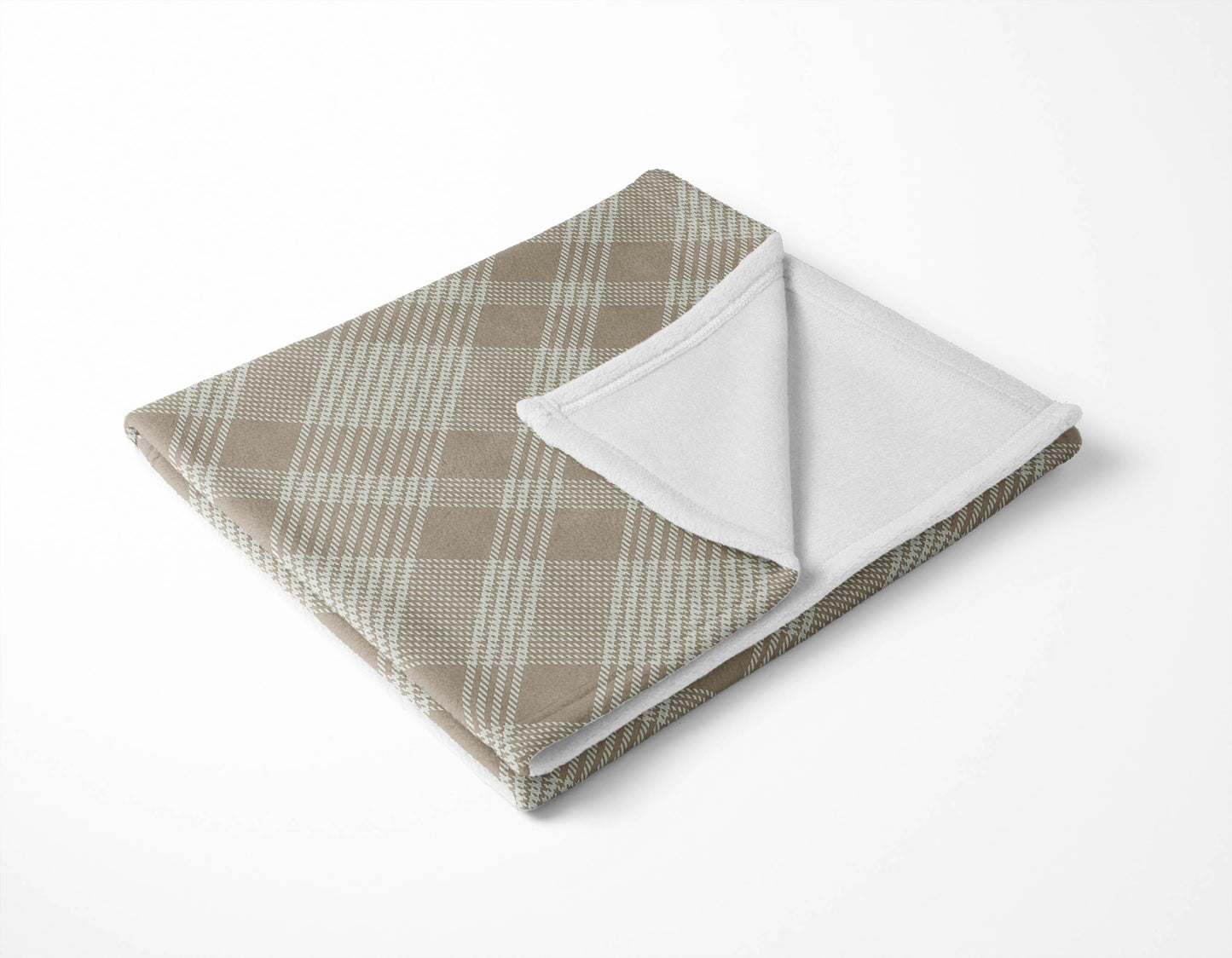 Lily Tartan Velveteen Fleece Blanket