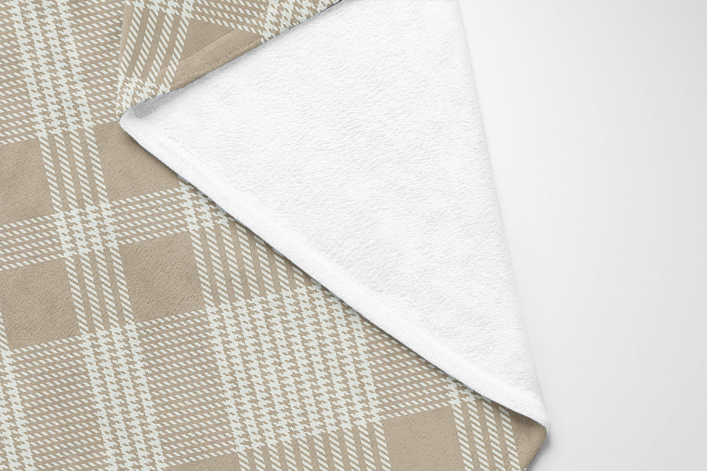 Lily Tartan Velveteen Fleece Blanket