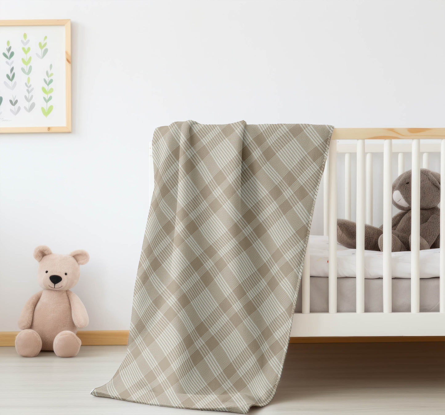 Lily Tartan Velveteen Fleece Blanket