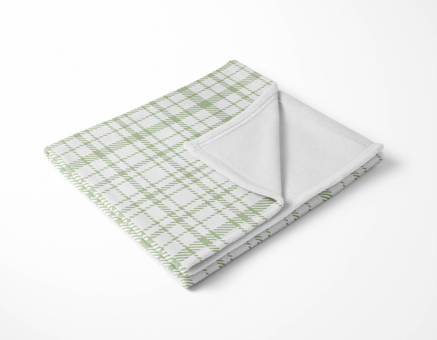 Liz Plaid Velveteen Fleece Blanket