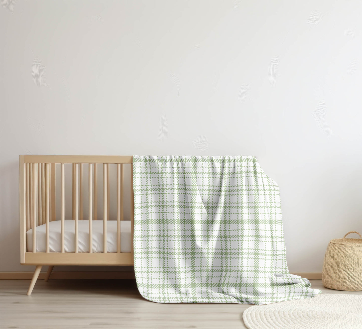Liz Plaid Velveteen Fleece Blanket