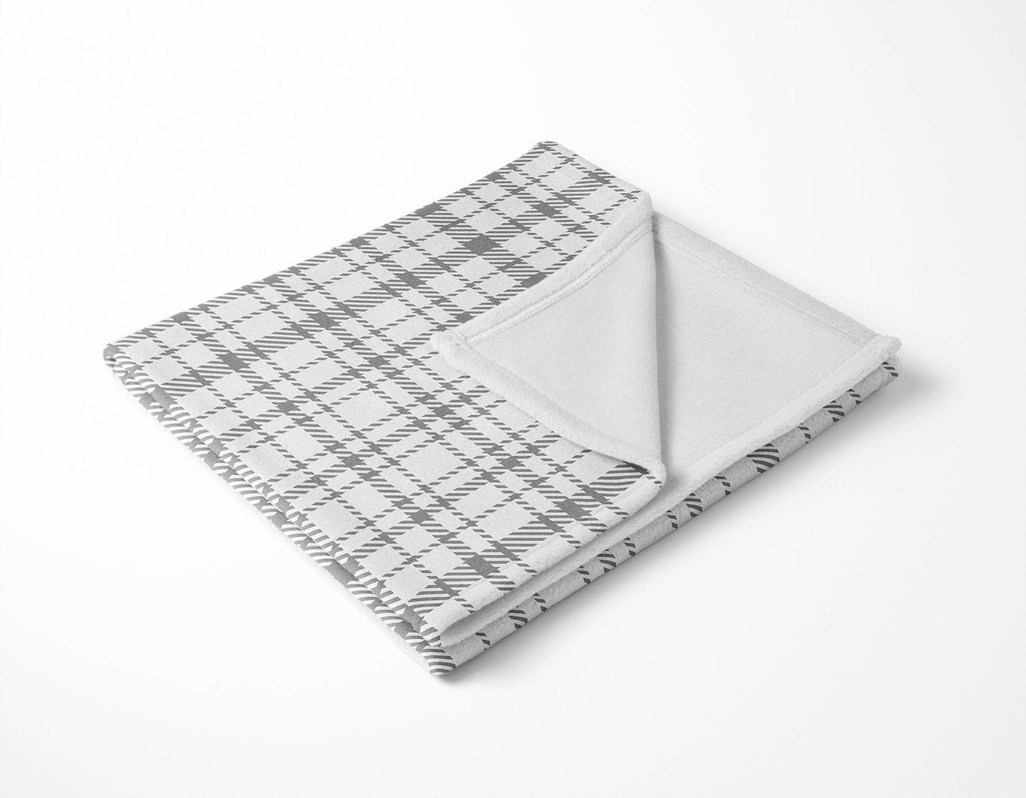 Liz Plaid Velveteen Fleece Blanket