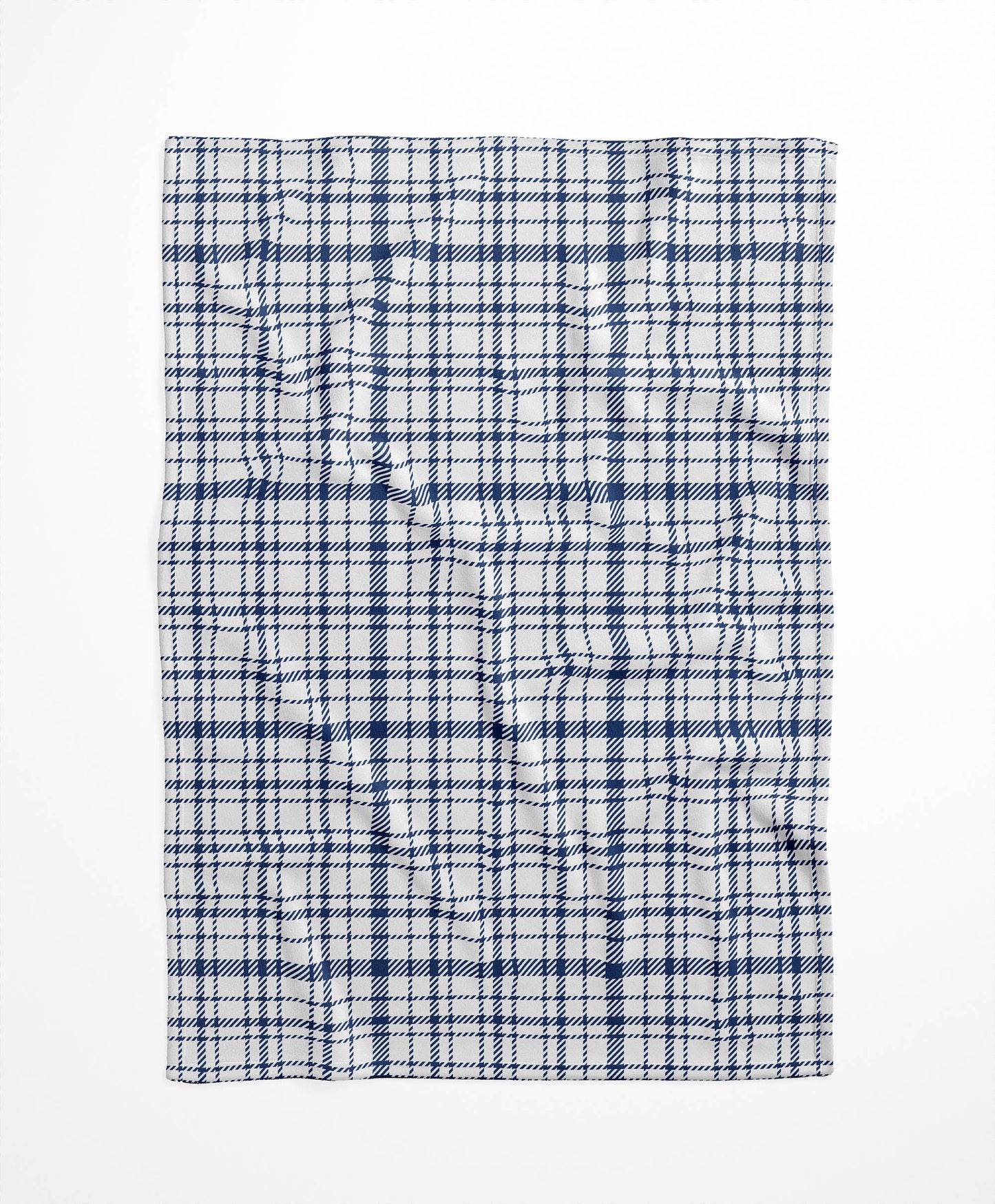 Liz Plaid Velveteen Fleece Blanket