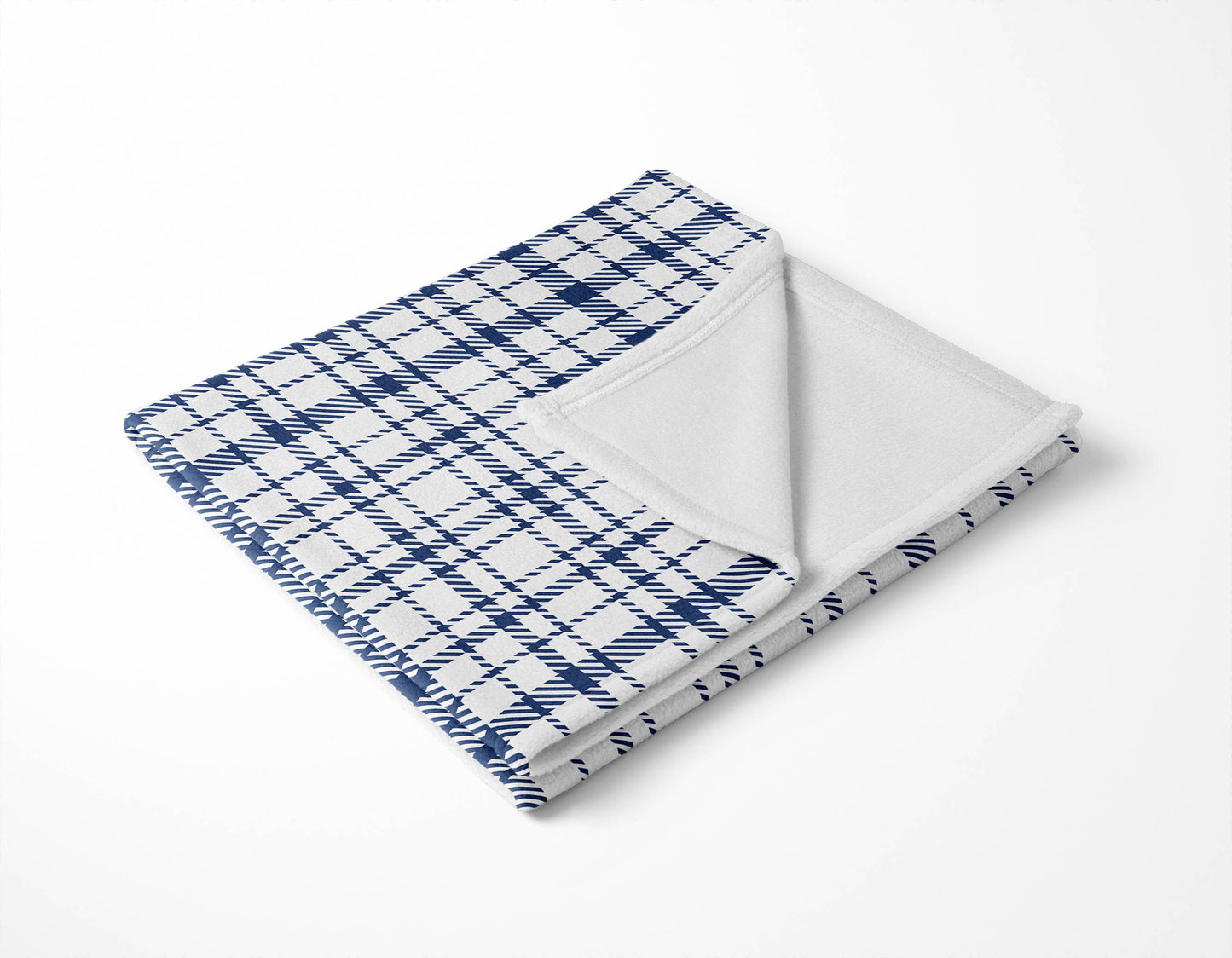 Liz Plaid Velveteen Fleece Blanket