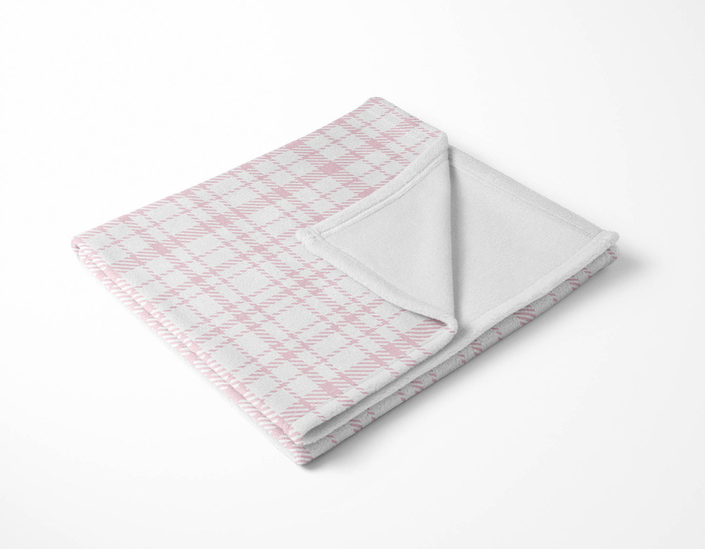 Liz Plaid Velveteen Fleece Blanket