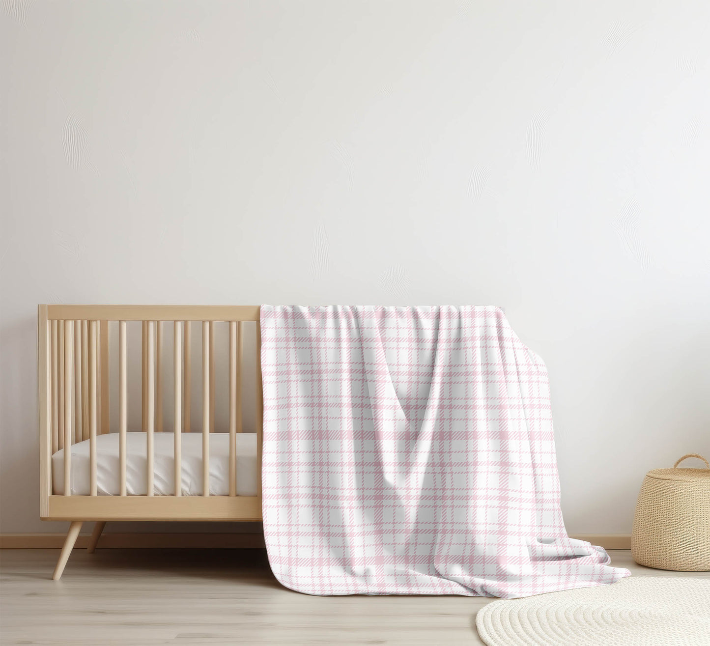 Liz Plaid Velveteen Fleece Blanket
