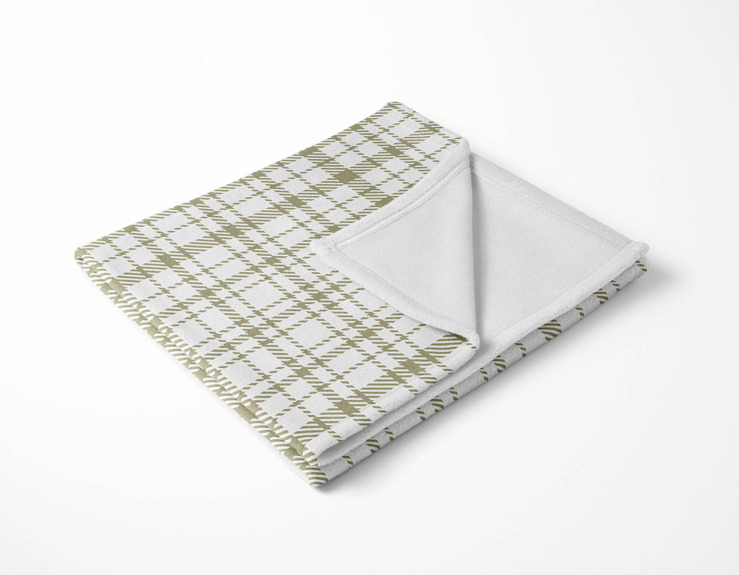 Liz Plaid Velveteen Fleece Blanket