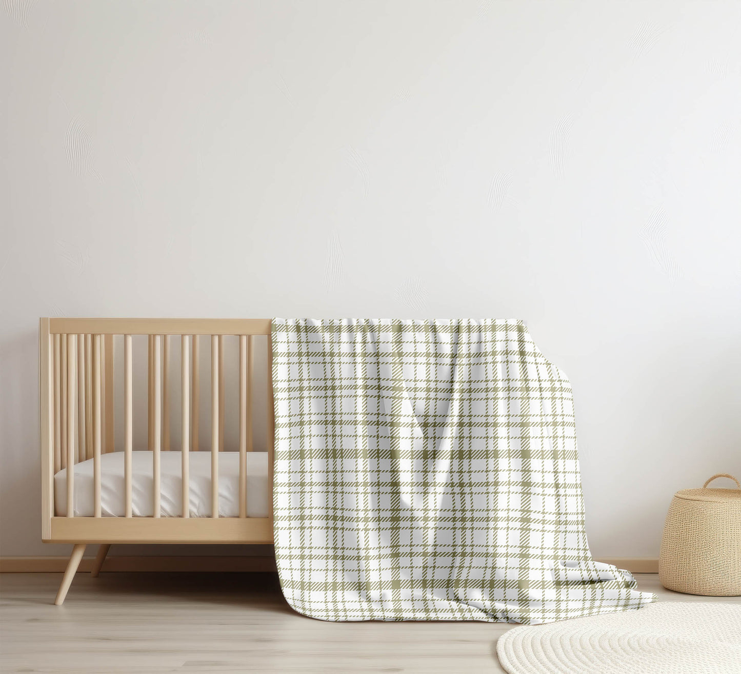 Liz Plaid Velveteen Fleece Blanket