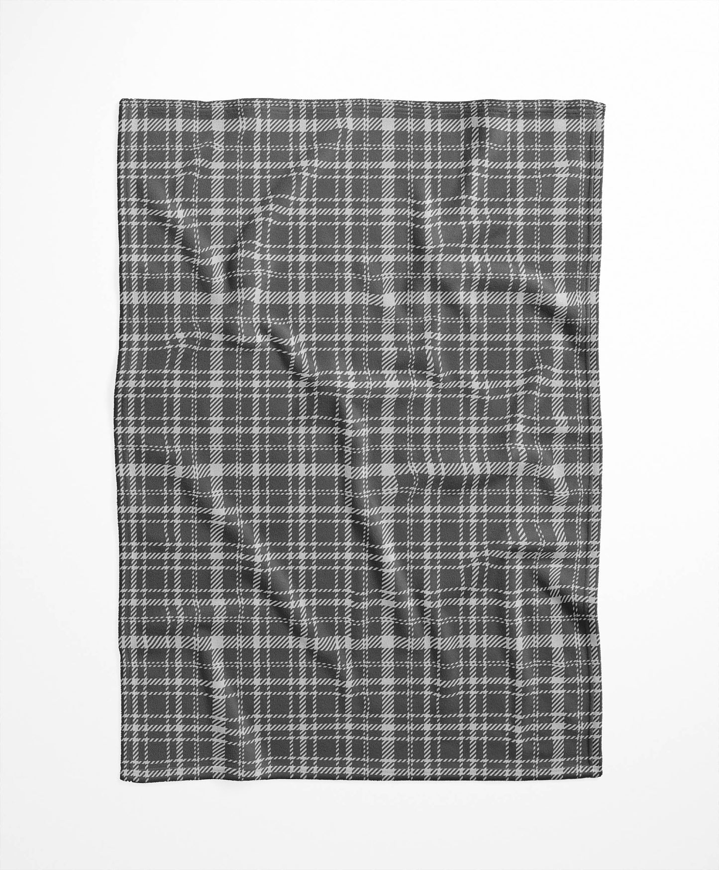 Rocky Tartan Velveteen Fleece Blanket
