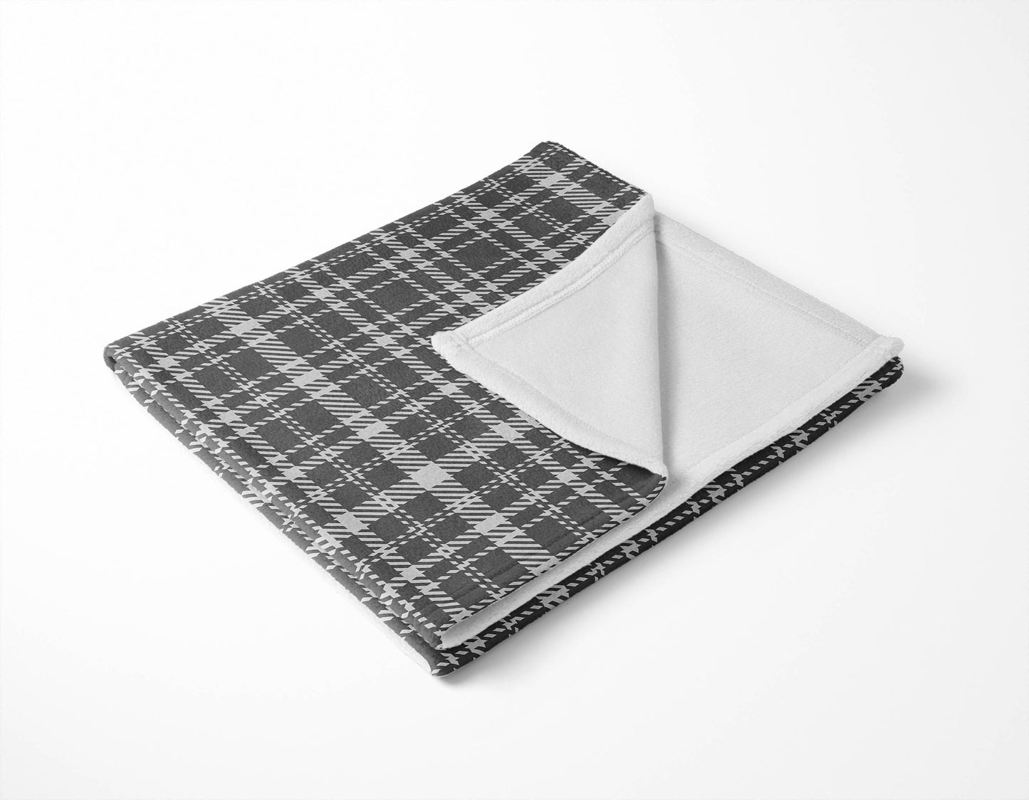 Rocky Tartan Velveteen Fleece Blanket
