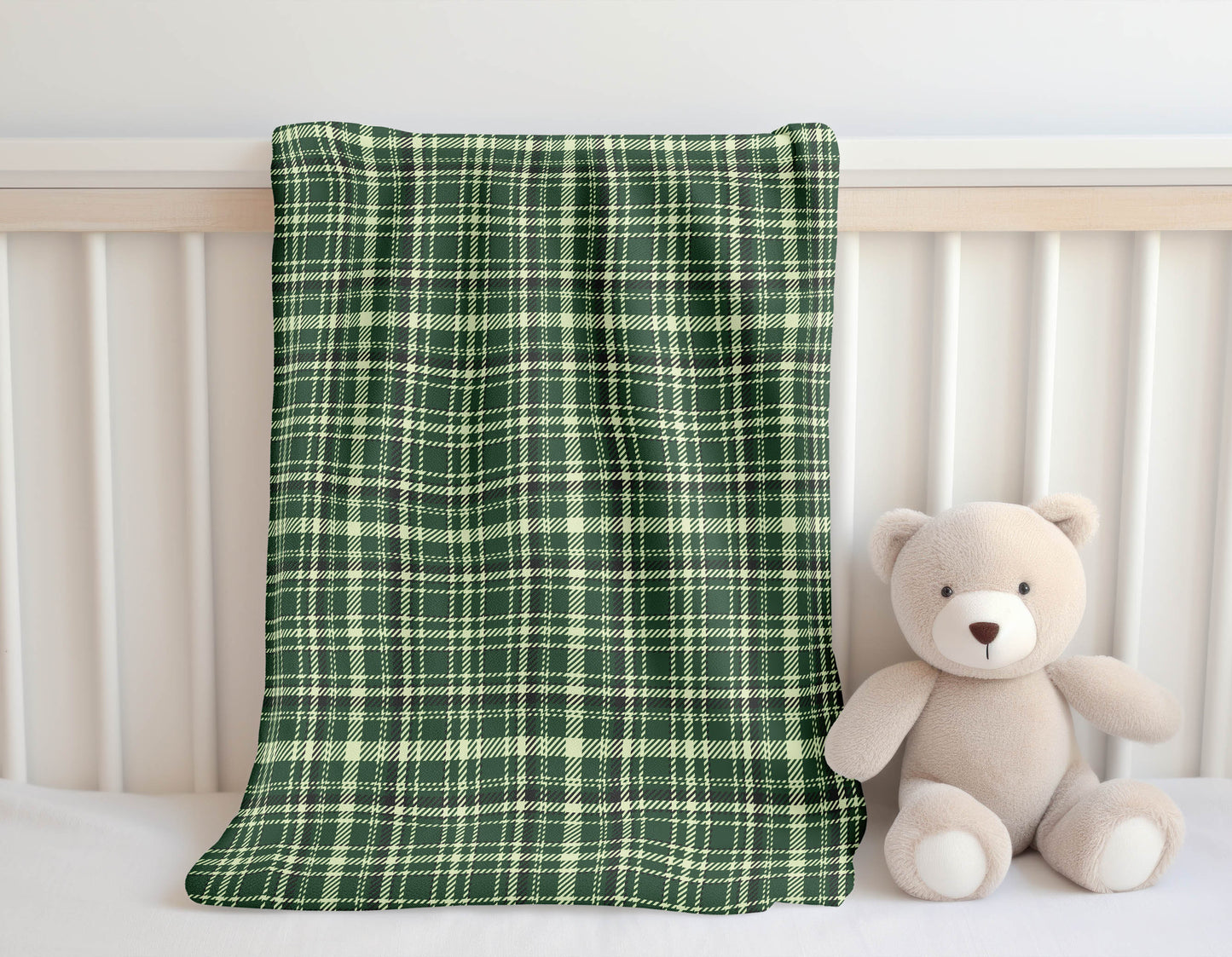 Rocky Tartan Velveteen Fleece Blanket