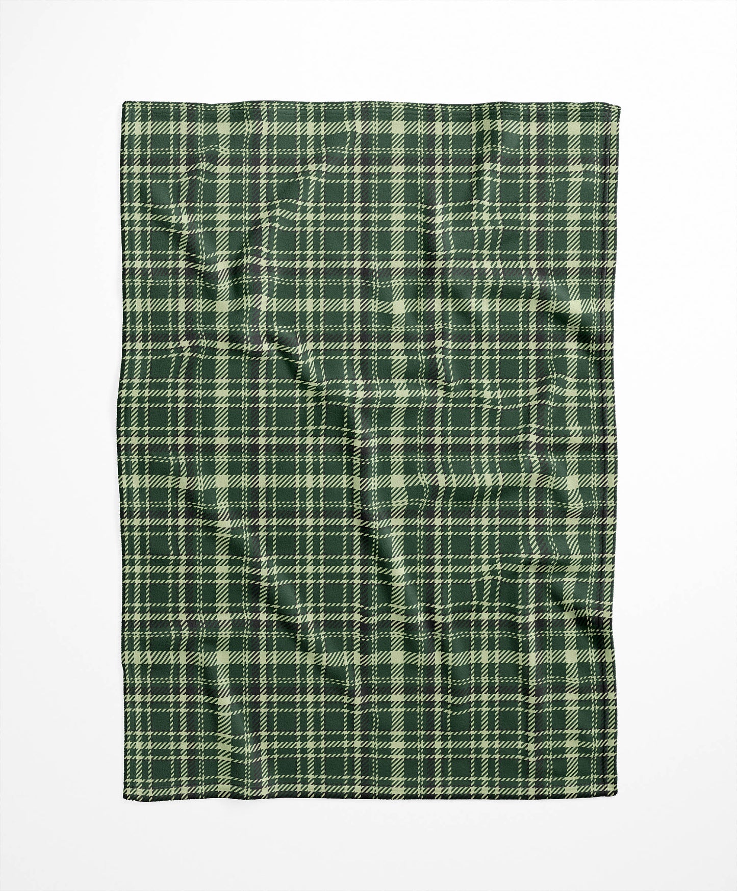 Rocky Tartan Velveteen Fleece Blanket